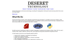 Desktop Screenshot of deseret-tech.com