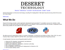 Tablet Screenshot of deseret-tech.com